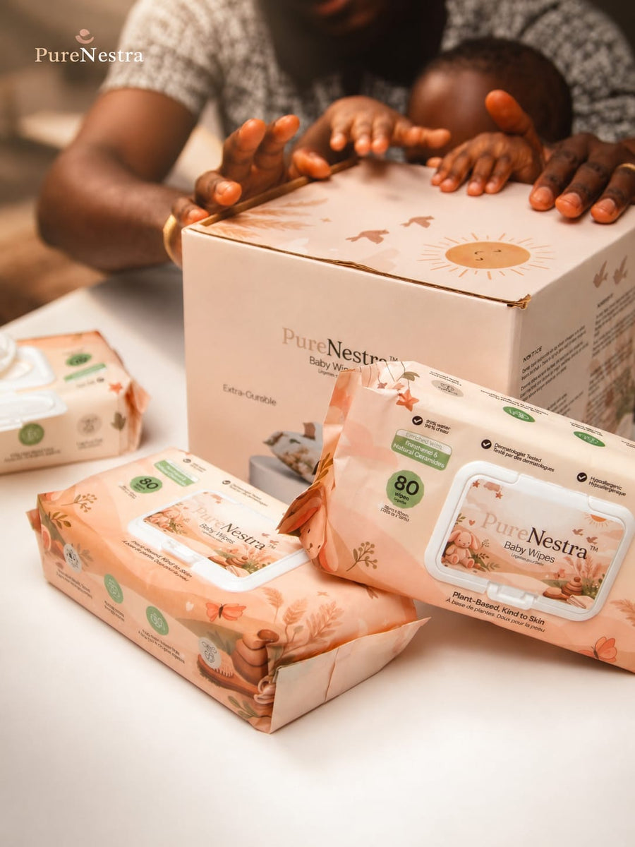 PureNestra Baby Wipes for Sensitive Skin | Plant-Based & Canadian-Owned
